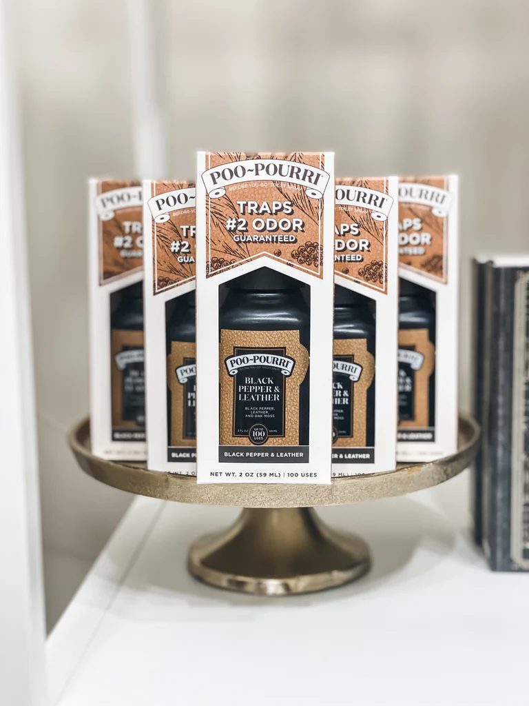 Poo-Pourri - Black Pepper & Leather