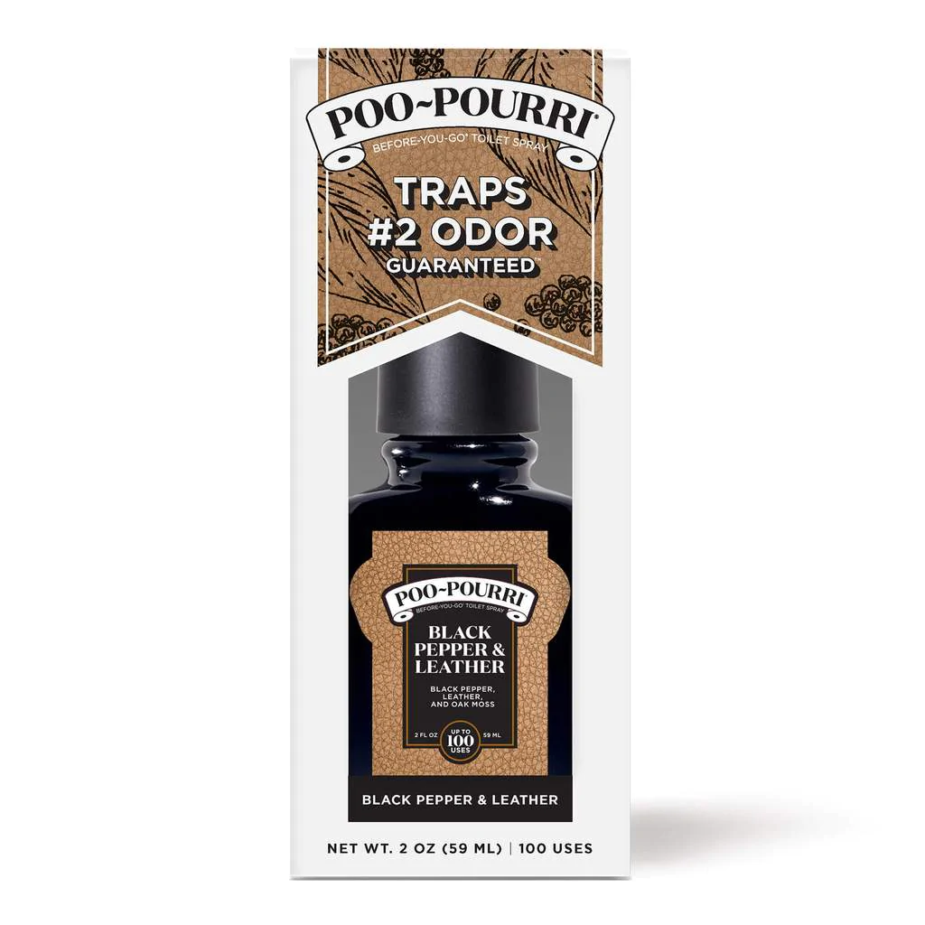 Poo-Pourri - Black Pepper &amp; Leather